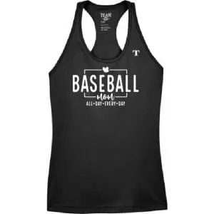 CAMISOLE PERFORMANCE POUR FEMME LOGO BASEBALL MOM