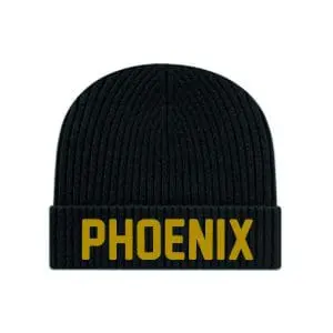 TUQUE COTELÉ À REBORD DML LOGO MOT PHOENIX
