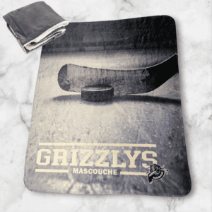 Couverture Doudou en sherpa Grizzlys