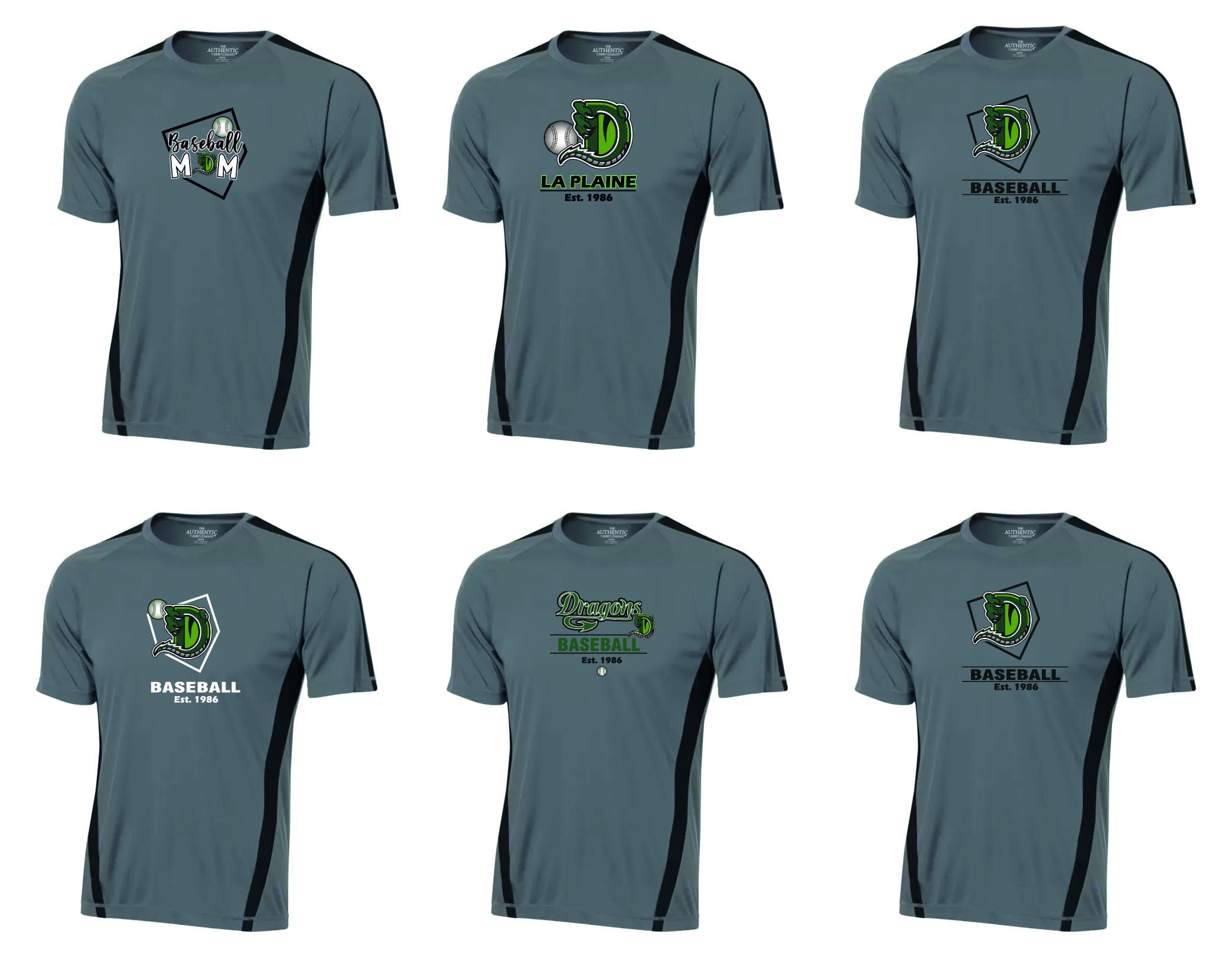 T-SHIRT 2 COULEURS MANCHES COURTES SANMAR L3519 / S3519 / Y3519 – Image 2