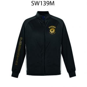 BIZ VESTE D'ENTRAINEMENT LOGO MANCHE DORÉ