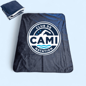 Couverture Doudou en sherpa Cami Natation