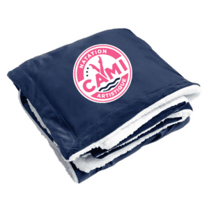 Couverture Doudou en sherpa Cami Natation Artistique